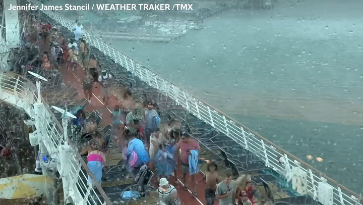 Strong Winds Challenge Vessels Near Royal Caribbean Isle