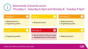 c2c Train Services Disrupted Due to Strike Action