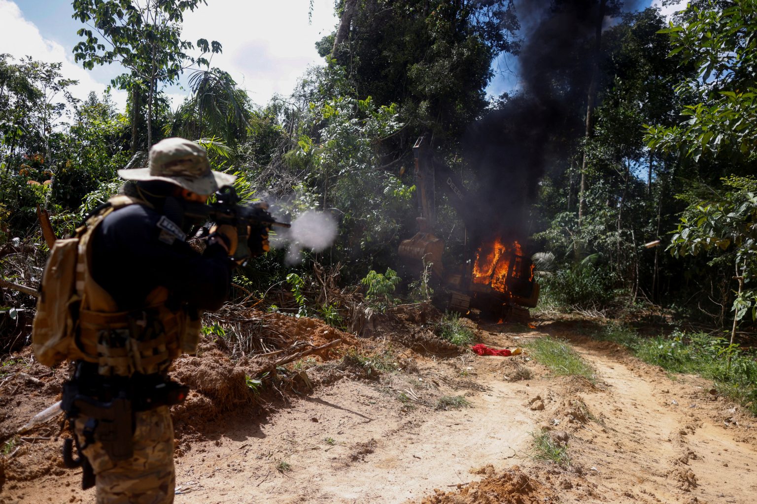 Brazil cracks down as wildcat miners in the Amazon shift their operations