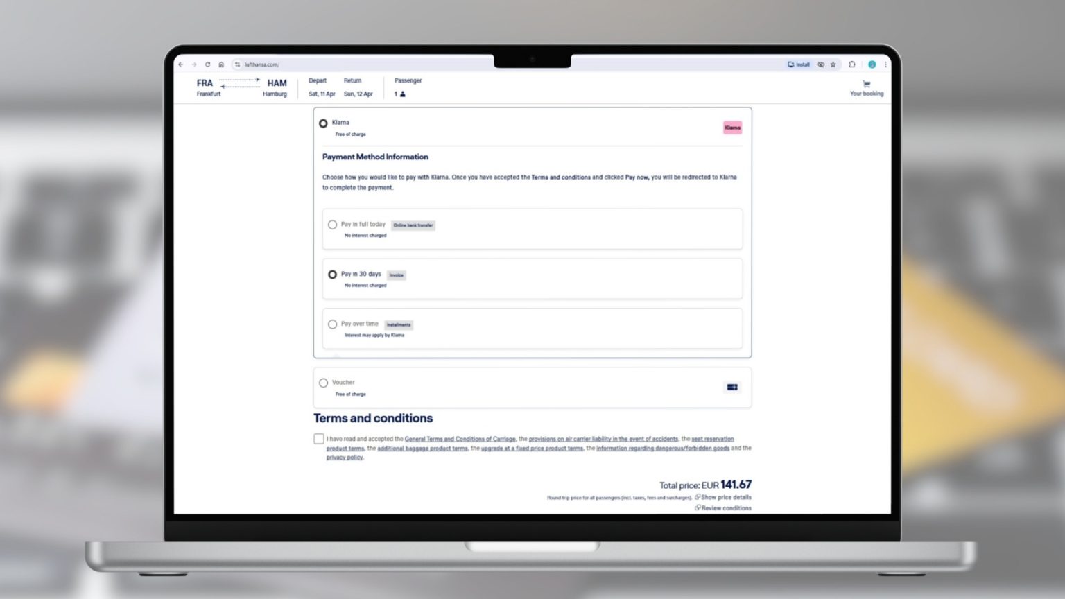 Lufthansa Adds Klarna Pay Later and Financing Options
