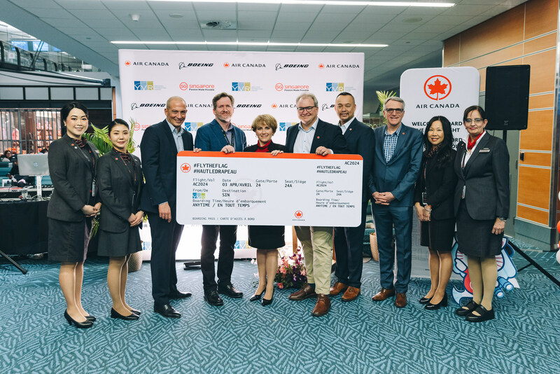 Air Canada Debuts Direct Vancouver-Singapore Route, Its Longest Flight Yet