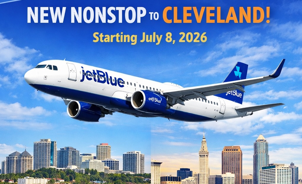 JetBlue expands Fort Lauderdale network with new Cleveland route