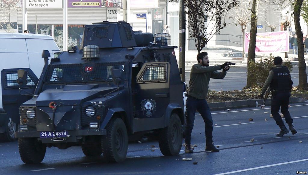 Terrorist Attack  in the City of Diyarbakir, Turkey