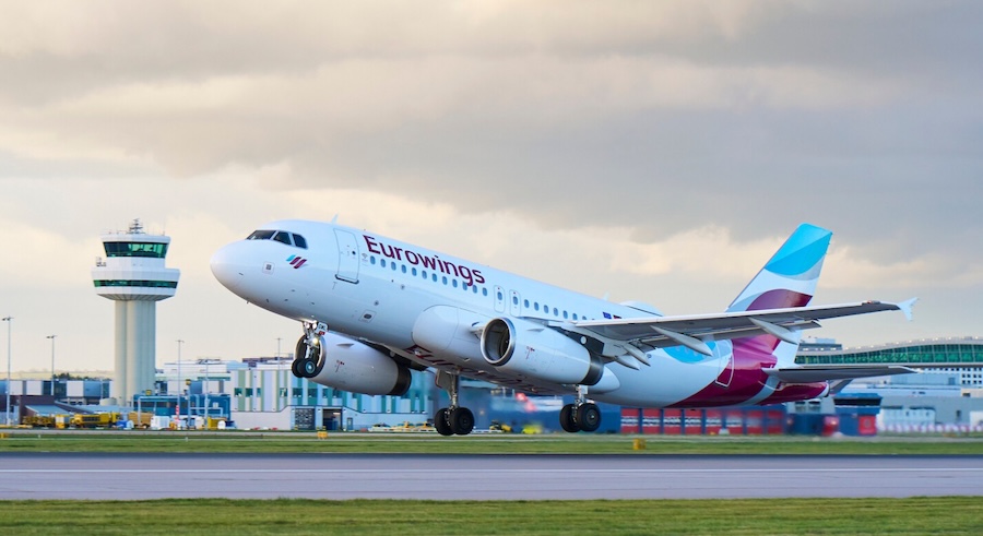 Eurowings launches new Gatwick routes to Germany