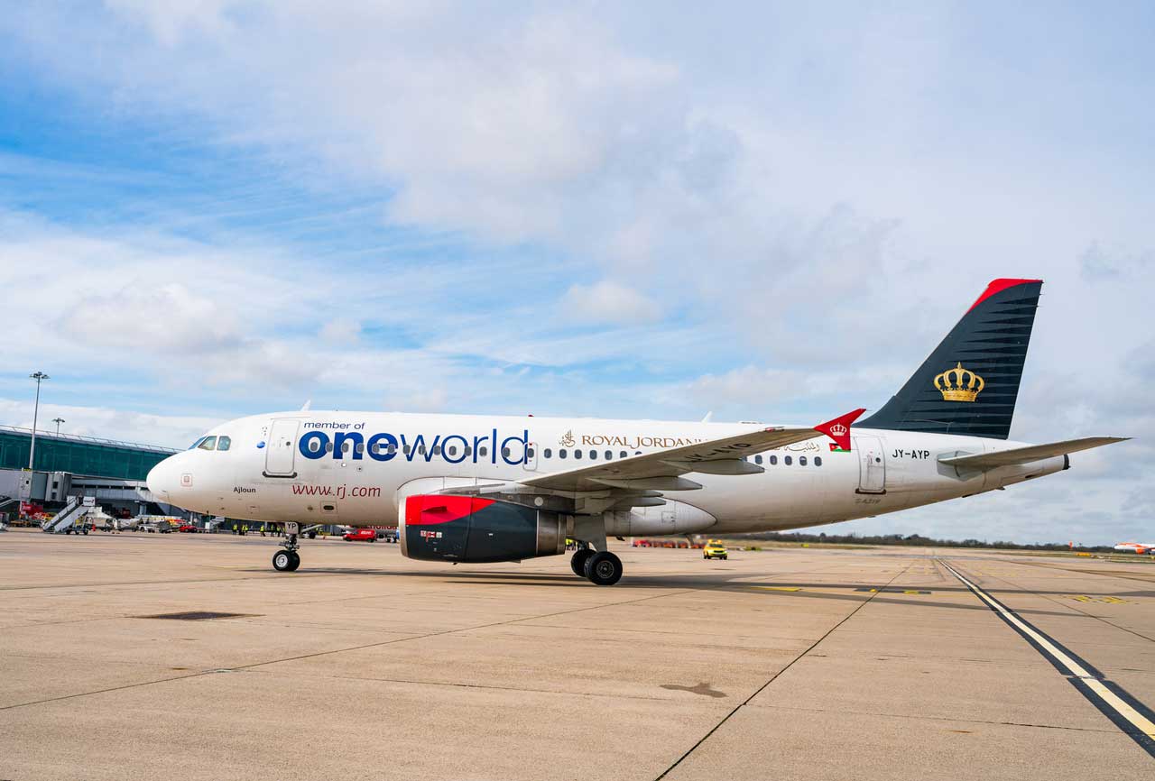 Royal Jordanian Launches New Route from London Stansted to Amman