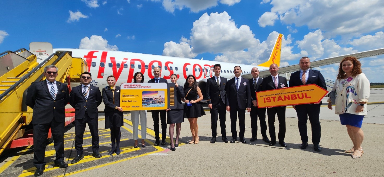 Pegasus Launches Direct Route from Istanbul to Bratislava