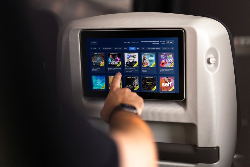 British Airways partners with Audible to launch audiobooks and podcasts onboard