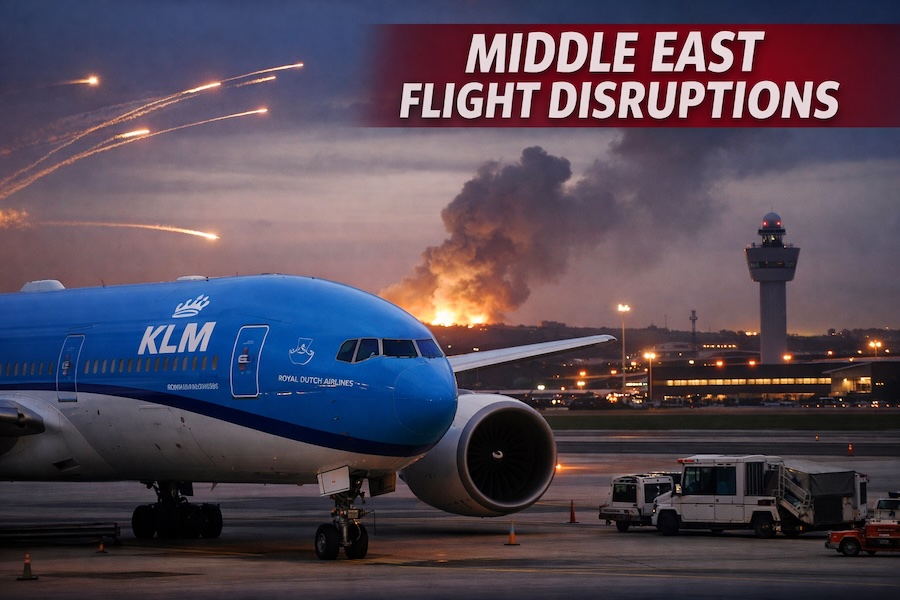 KLM Adjusts Flights Amid Middle East Turmoil