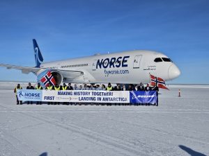Norse Atlantic Lands First Boeing 787 in Antarctica