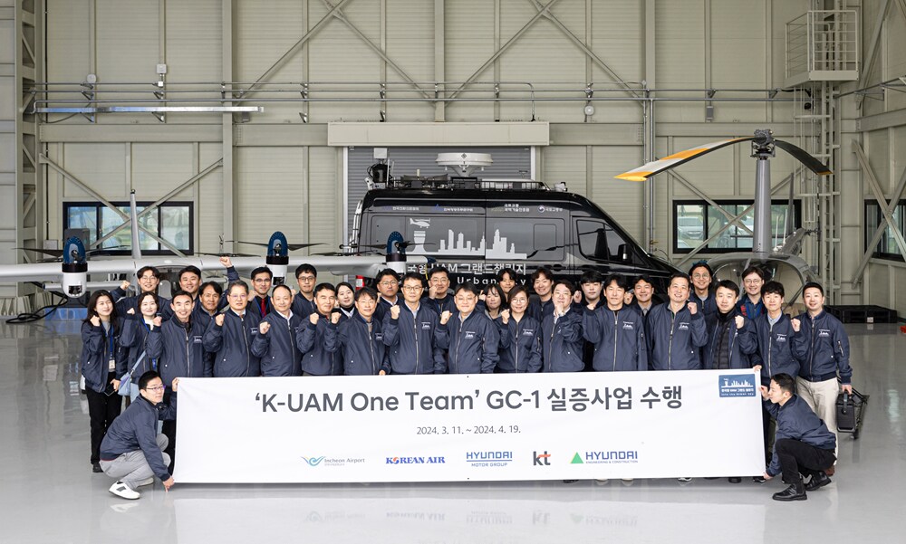 Korean Air Leads World’s First Comprehensive UAM Demonstration
