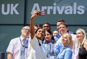 Kemi Badenoch opens new domestic arrivals hall at Stansted