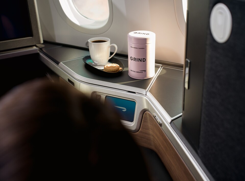 British Airways expands Grind partnership with bespoke in-flight coffee blend