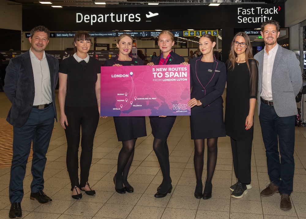 Wizz Air Launches Five New Spanish Routes from Luton