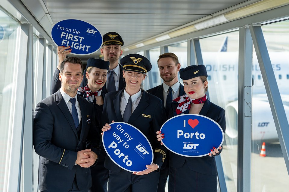 LOT Polish Airlines Launches Warsaw to Porto Year-Round Flights
