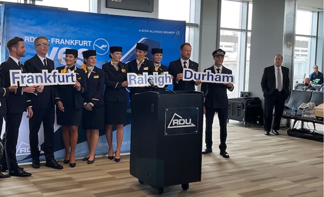 Lufthansa Launches Direct Flights from Raleigh-Durham to Frankfurt