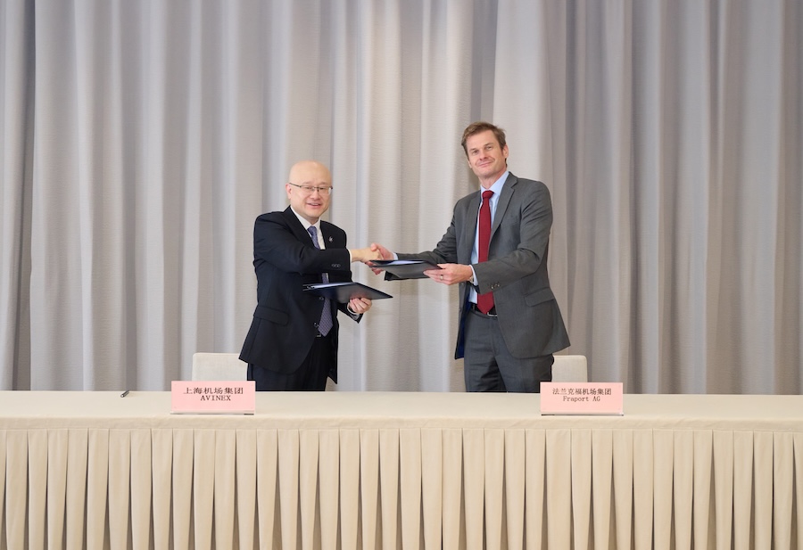 Frankfurt, Shanghai Pudong Sign New Cargo Partnership
