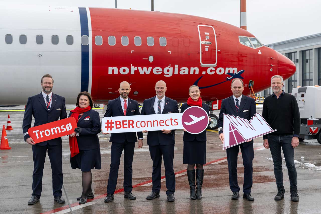 Norwegian Air Shuttle Launches Direct Flights from BER to Tromsø, the Northern Lights Capital