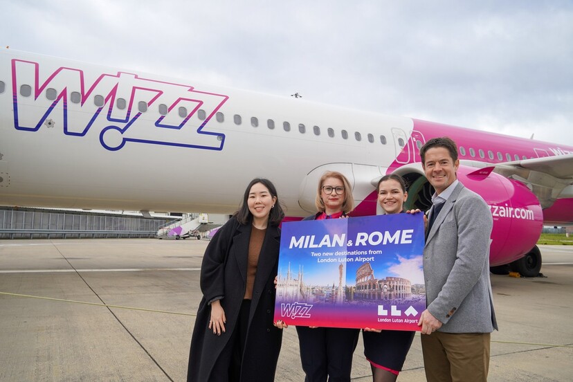 Wizz Air Adds Rome, Milan, and Venice Routes from London Luton
