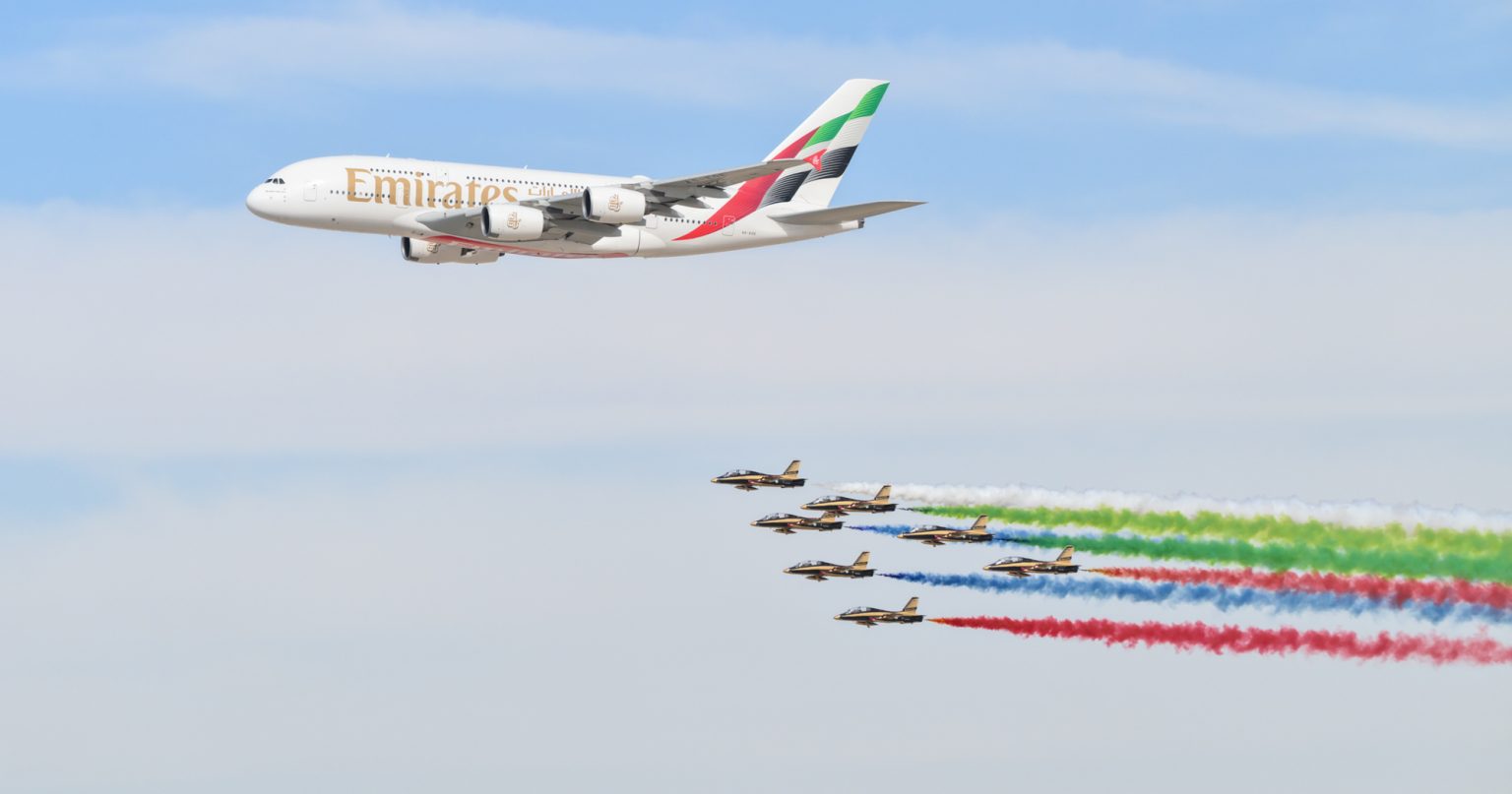 Emirates Dominates Dubai Airshow 2023 with Aerial Spectacle