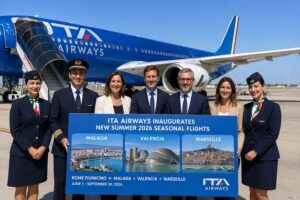 ITA Airways Adds Malaga, Valencia and Marseille