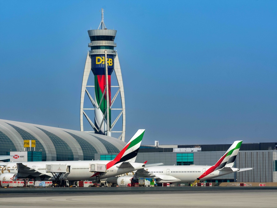 Dubai Airport ATC Tower Redesigned to Display UAE Flag
