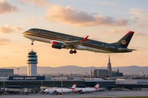 Royal Jordanian Resumes Vienna to Amman Flights Four Times Weekly