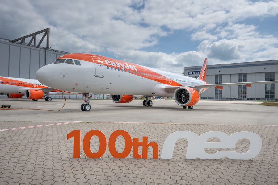 easyJet Takes Delivery of Its 100th Airbus NEO Aircraft in Hamburg