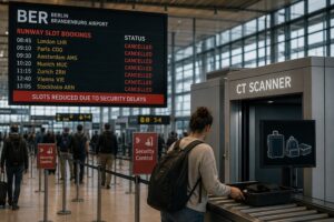 Berlin BER Drops Runway Slot Bookings as CT Scanners Take Over