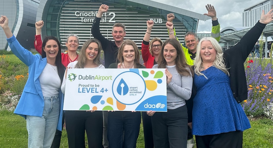 Dublin Airport Reaches Level 4+ Carbon Accreditation
