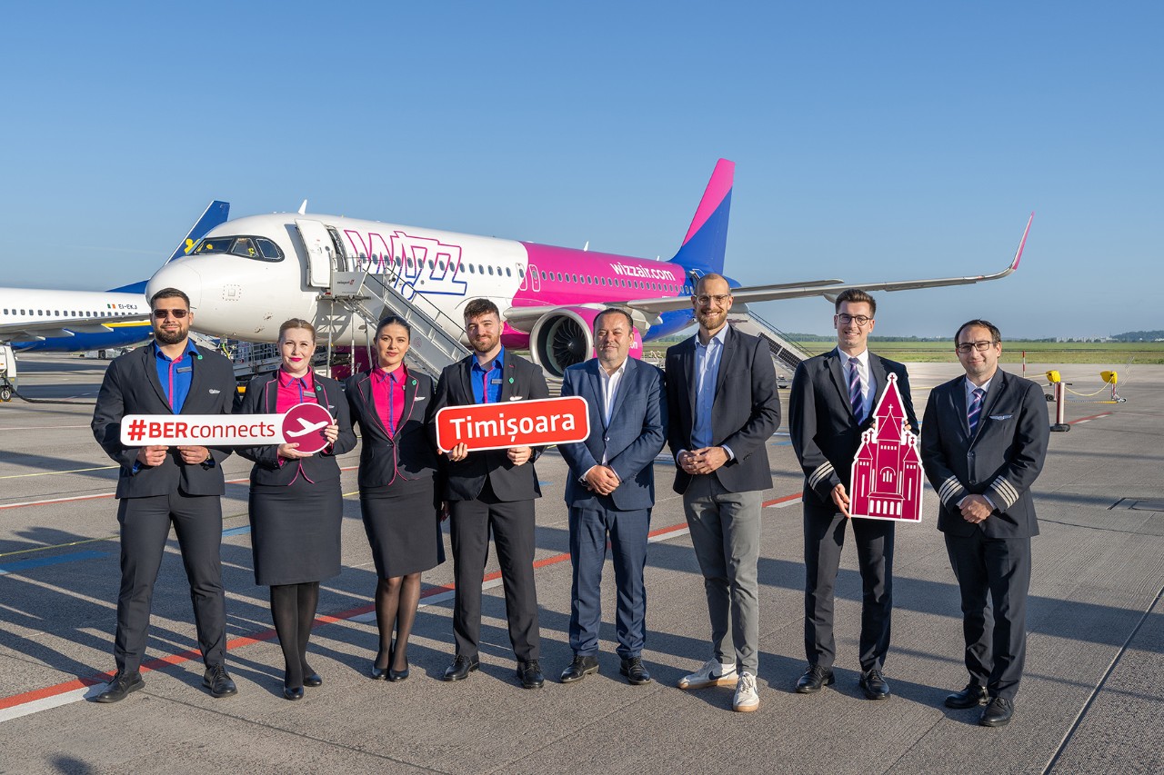 Wizz Air Launches Berlin to Timișoara Flights Twice Weekly
