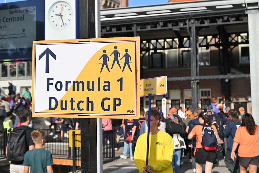 Dutch Railways to Run Trains Every Five Minutes for Final Formula 1 Dutch Grand Prix