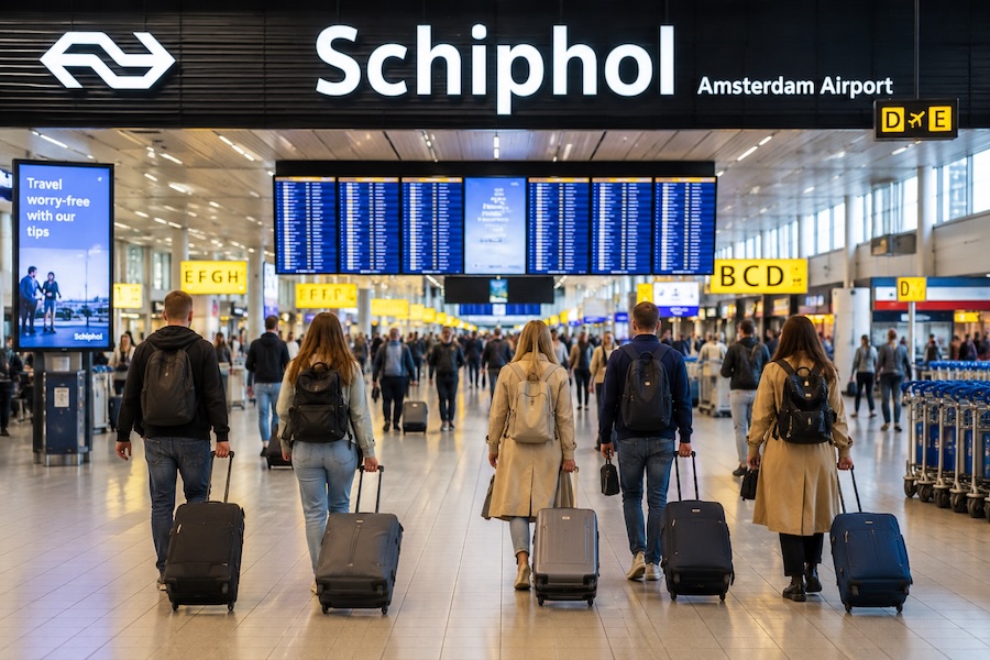 Schiphol Expects Over 12.7 Million Passengers This Summer